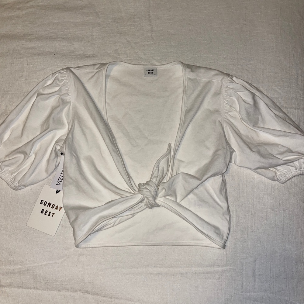 Aritzia Sunday Best crop. Style “Bambi”